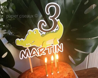 Gateau Theme Tropical Etsy