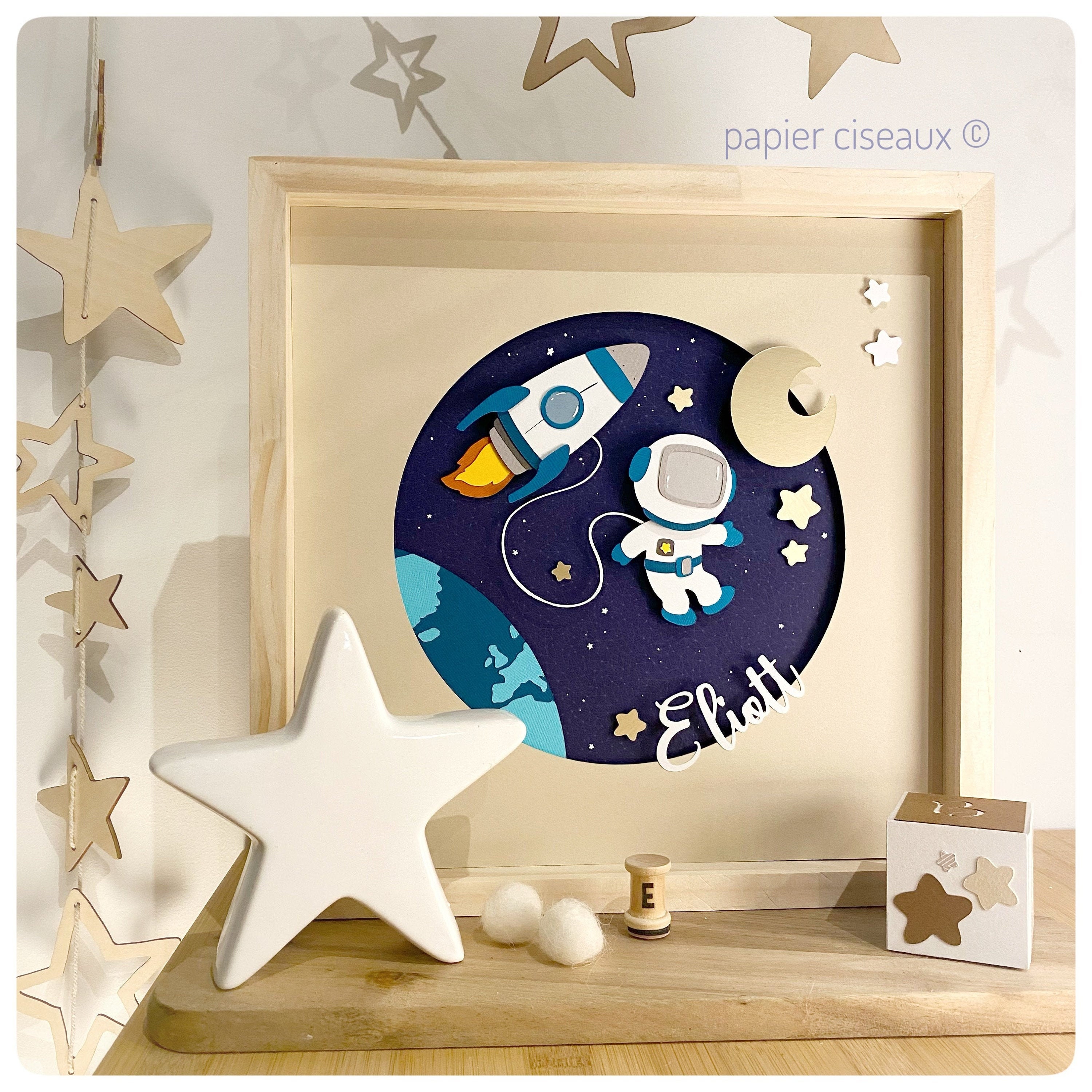 Cadre Autour de La Lune