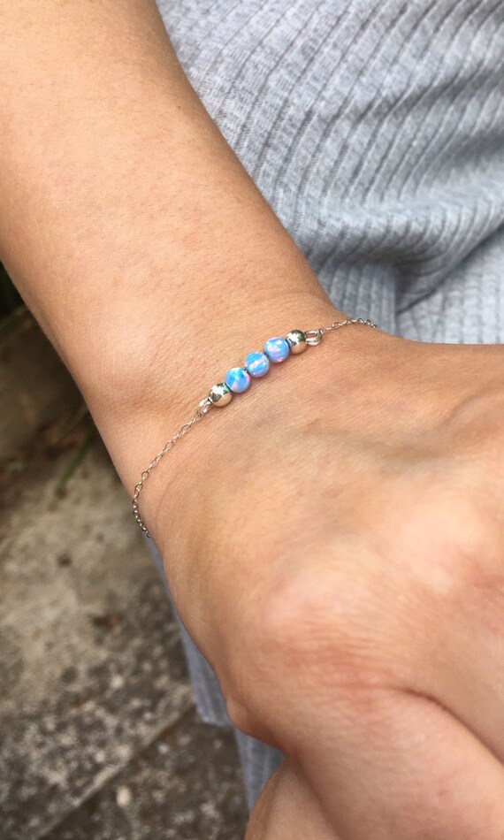 Etsy opal shop bracelet