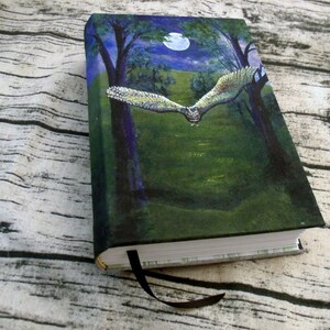 Owl&#39;s Shadow Journal, Blank Book of Shadows, A5 BOS, Grimoire