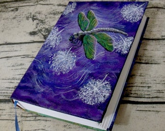 Dragonfly Journal, Blank Book of Shadows, BOS, Grimoire, A5 Sketchbook