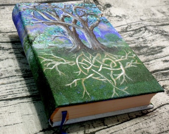 Tree of Life Knotwork Blank Book of Shadows, A5 Grimoire
