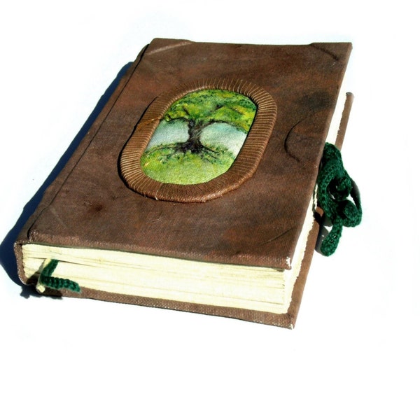 Large Blank Book Grand Knoll Grimoire Book of Shadows with tie