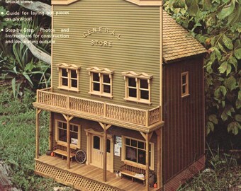 The General Store Doll House Construction Plans Booklet Craft Publications 103