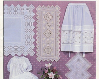 Award Winning Designs In Hardanger Embroidery 1994 Christening Gown