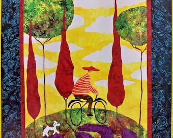 Autumn Adventure Applique Wall Quilt Pattern Bigfork Bay Cotton Company Hubbs