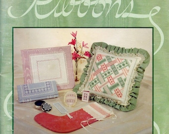 Hardanger Ribbons By Janice Love Drawn Thread Cutwork Embroidery Book