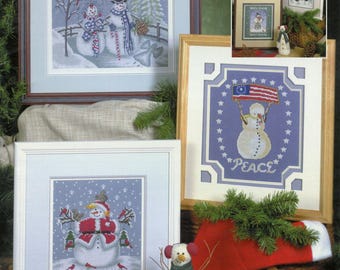 Snow Friends From Penny Lane Cross Stitch Pattern Stoney Creek Book 343 Snowmen