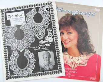 Crochet Collar Patterns Elizabeth Hiddleson Vol 10-A And Collar Me Beautiful RGB