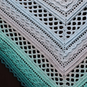 Soul of the Sea Shawl crochet pattern image 6