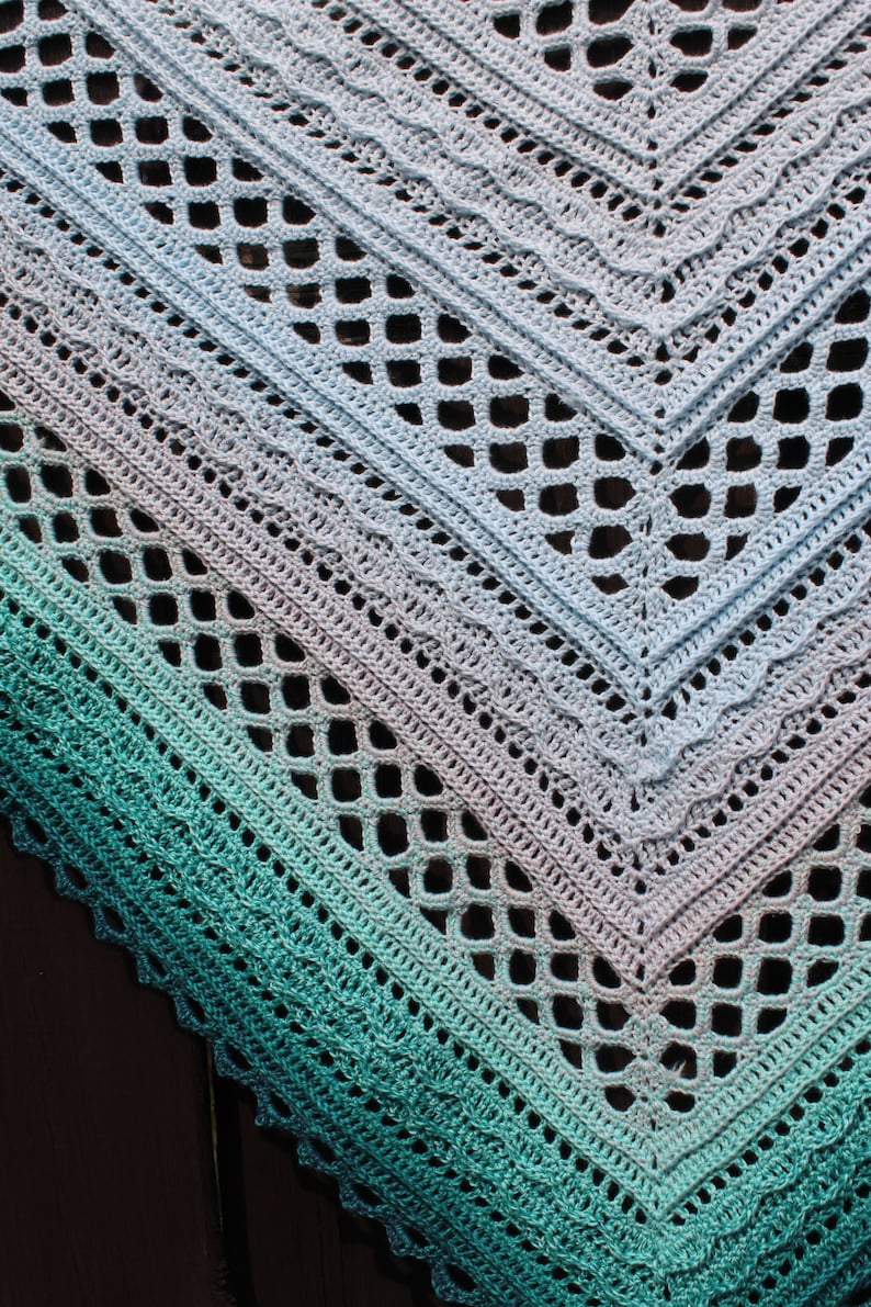 Soul of the Sea Shawl crochet pattern image 6