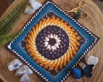 Solstice square crochet pattern
