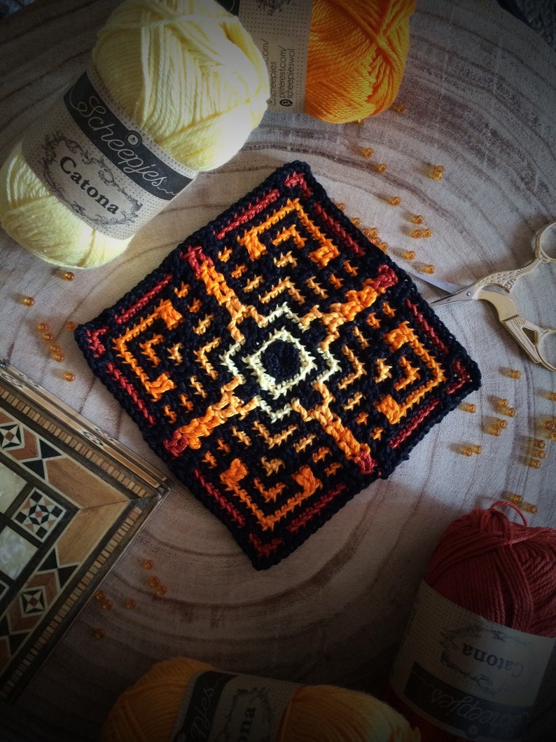 Medina Mosaic tiles crochet pattern image 8