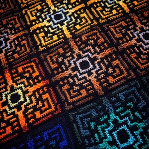 Medina Mosaic tiles crochet pattern image 3