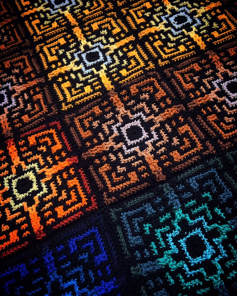 Medina Mosaic tiles crochet pattern image 3