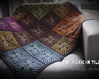 the Mexican Tiles crochet pattern