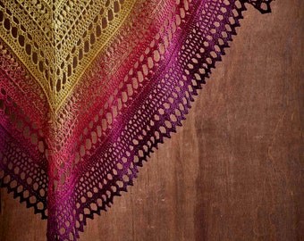 La Boca Shawl crochet pattern out of books Journey/Crochet Journey