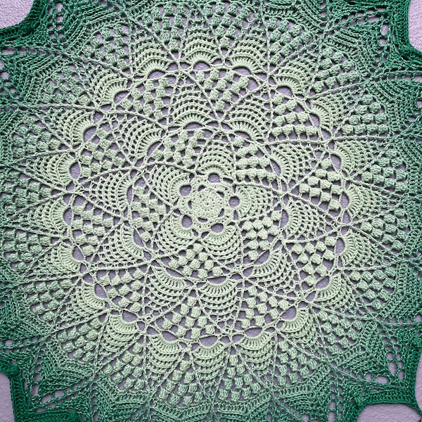 Lotus & Blossom mandala crochet pattern