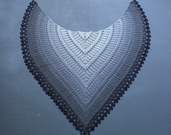 Fearless Feathers Shawl - crochet pattern