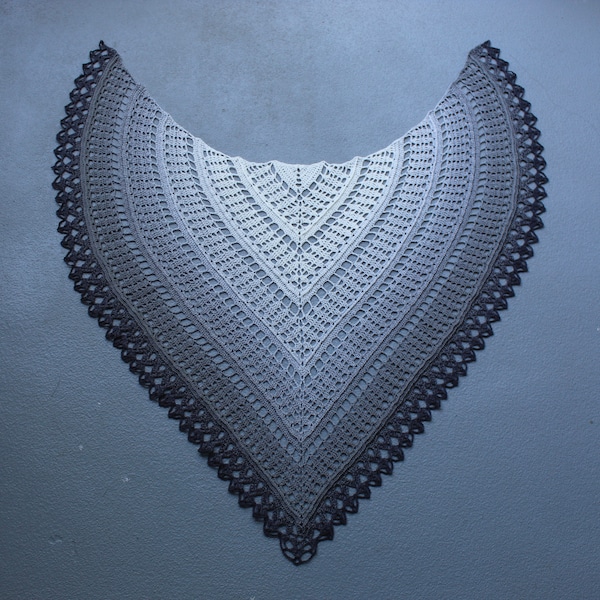 Fearless Feathers Shawl - crochet pattern