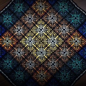 Medina Mosaic tiles crochet pattern image 2