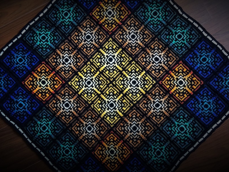 Medina Mosaic tiles crochet pattern image 2