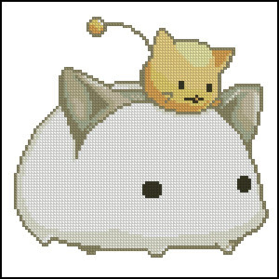 Kawaii Anime Cross Stitch PDF Pattern - Etsy