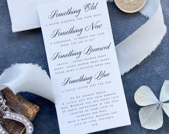 Something Old New Borrowed Blue Wedding Gift Box