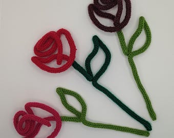 Rose wire flower stem, valentines rose, forever flower, rose stem, valentines gift