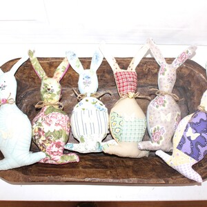 Bunnies For Sale Scrappy Bunnies Quilty Bunnies Easter Rabbits Primitive Bunnies Easter Prims image 9