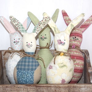 Bunnies For Sale Scrappy Bunnies Quilty Bunnies Easter Rabbits Primitive Bunnies Easter Prims image 4