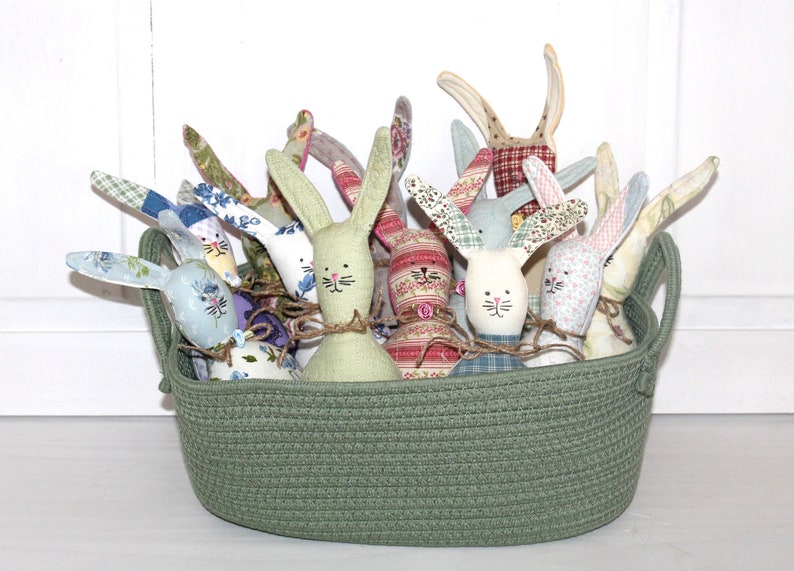 Bunnies For Sale Scrappy Bunnies Quilty Bunnies Easter Rabbits Primitive Bunnies Easter Prims image 2