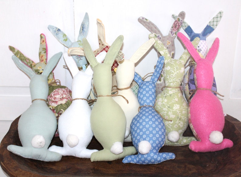 Bunnies For Sale Scrappy Bunnies Quilty Bunnies Easter Rabbits Primitive Bunnies Easter Prims image 8