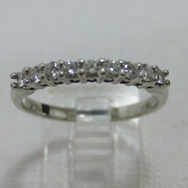 Platinum Diamond anniversary - wedding band  .36 TW  stacker style