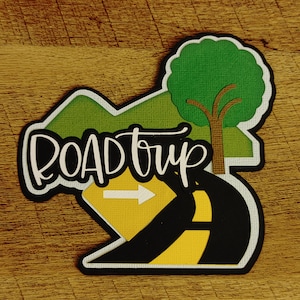 Road trip  scrapbook title