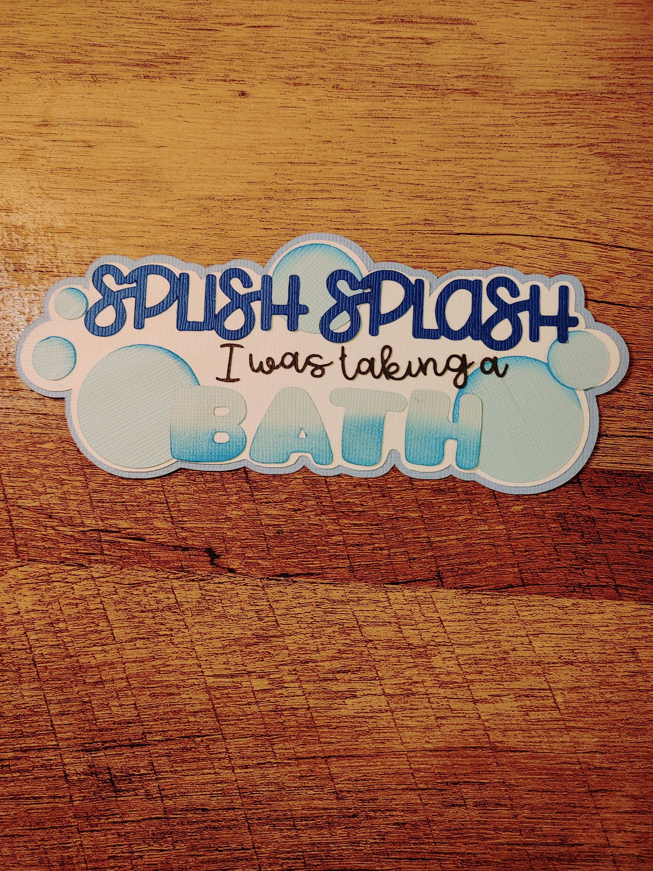 Splish splash I was taking a bath title