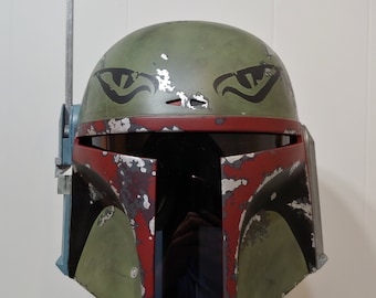 Casco preprofesional de Boba Fett: ¡pintado y listo para usar! ¡Ahora en fibra de vidrio!