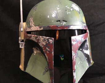 Casco Boba Fett ESB: ¡pintado y listo para usar! ¡Ahora en fibra de vidrio!