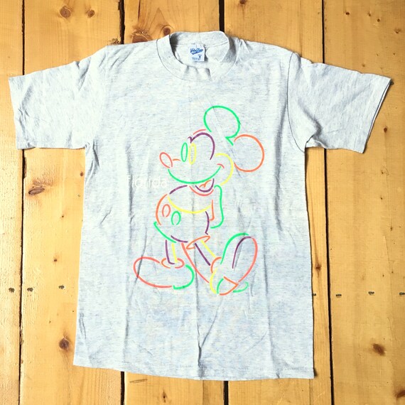 neon mickey mouse shirt