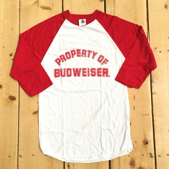 Budweiser Vintage USS Bud Tee Shirt White