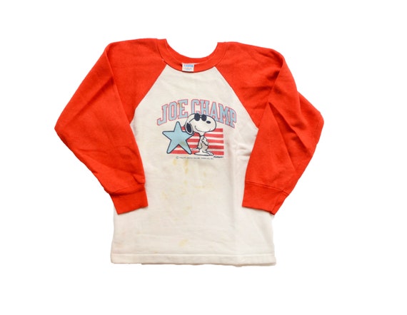 70s Champion Blue Bar 50/50 Crewneck Raglan Sweats
