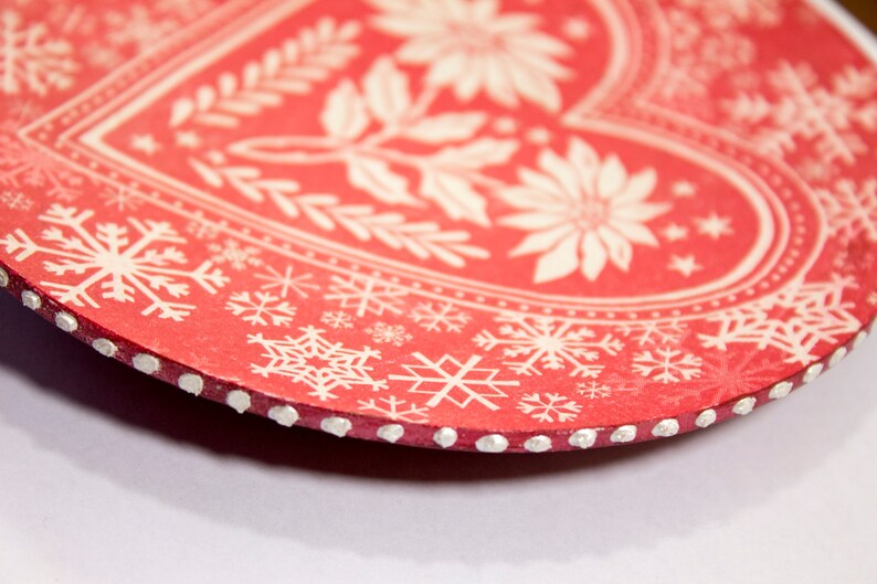 Wedding ring holder Wedding ring dish wooden wood Wedding ring plate red Wedding gift heart