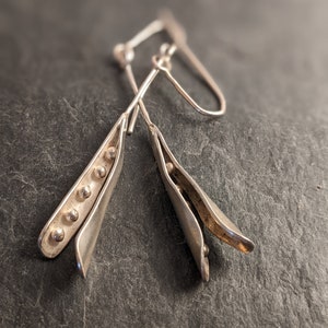 Seed pod earrings