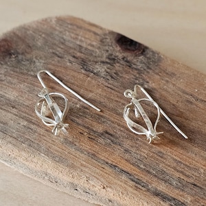 Poppy head earrings