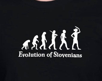 Evolution of Slovenians Ladies Tee