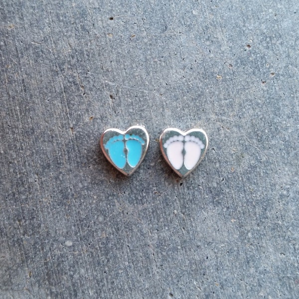 Floating Charm For Glass Memory Lockets- Baby Feet