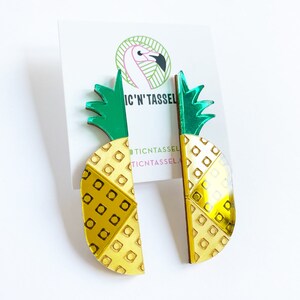 PINEAPPLE SPLIT EARRINGS