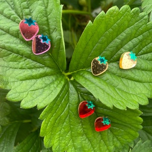 STRAWBERRY Stud Earrings
