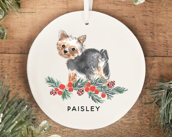 Yorkie Christmas Etsy