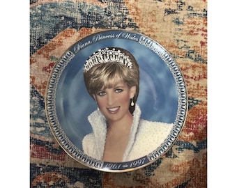 Princess Diana Plate Limited Edition From The Franklin Mint HTF